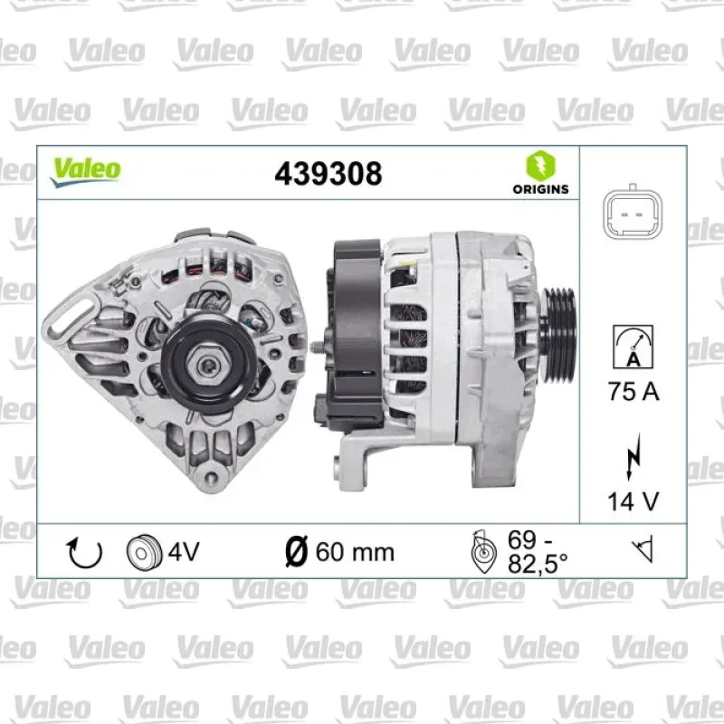 Alternatör VALEO 439308 – Renault Clio