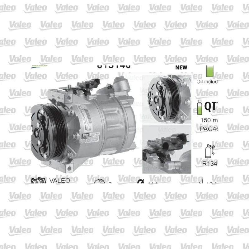 Klima Kompresörü VALEO 813140 – Ford / Volvo