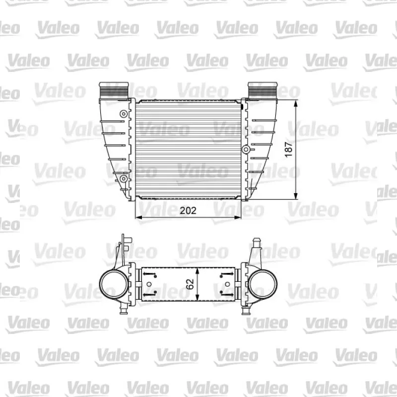 Audi A4 2.0 TDI Turbo Radyatörü – VALEO 818325