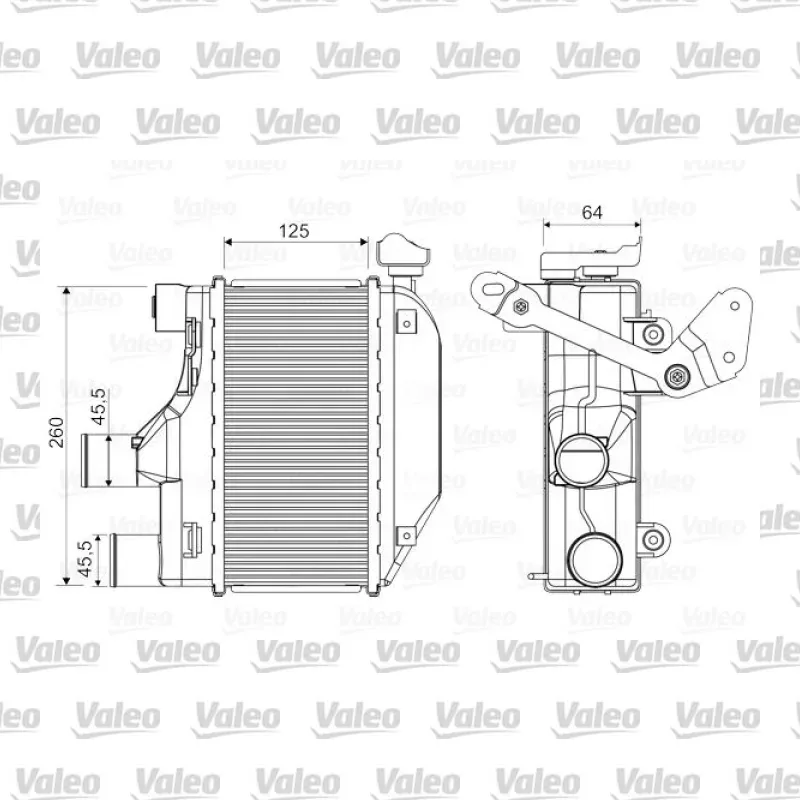 Toyota Corolla 1.4 D Turbo Radyatörü – VALEO 818362