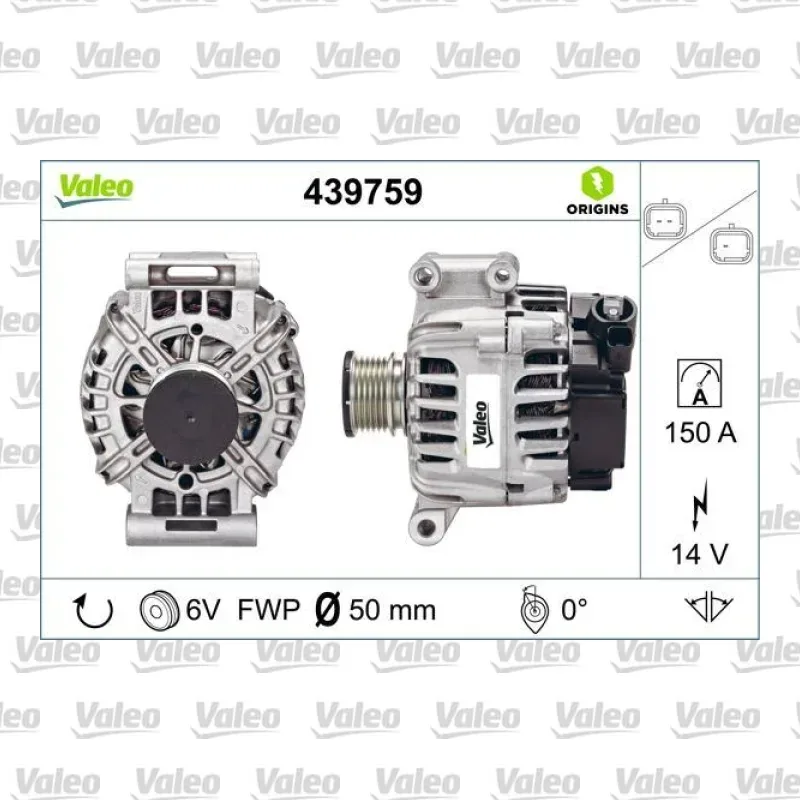 Alternatör VALEO 439759