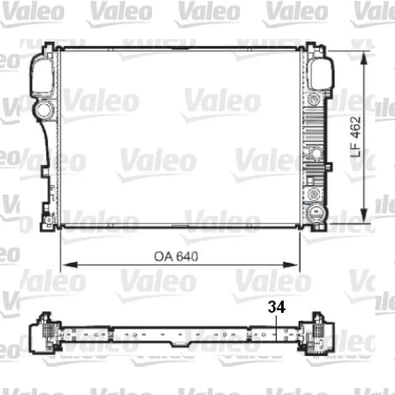 Su Radyatörü VALEO 735298 – Mercedes-Benz S 350