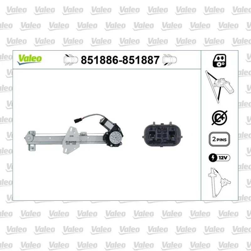 Cam Krikosu Arka Sol VALEO 851886 – Honda CR-V 2.0 i-VTEC / 2.2 i-DTEC