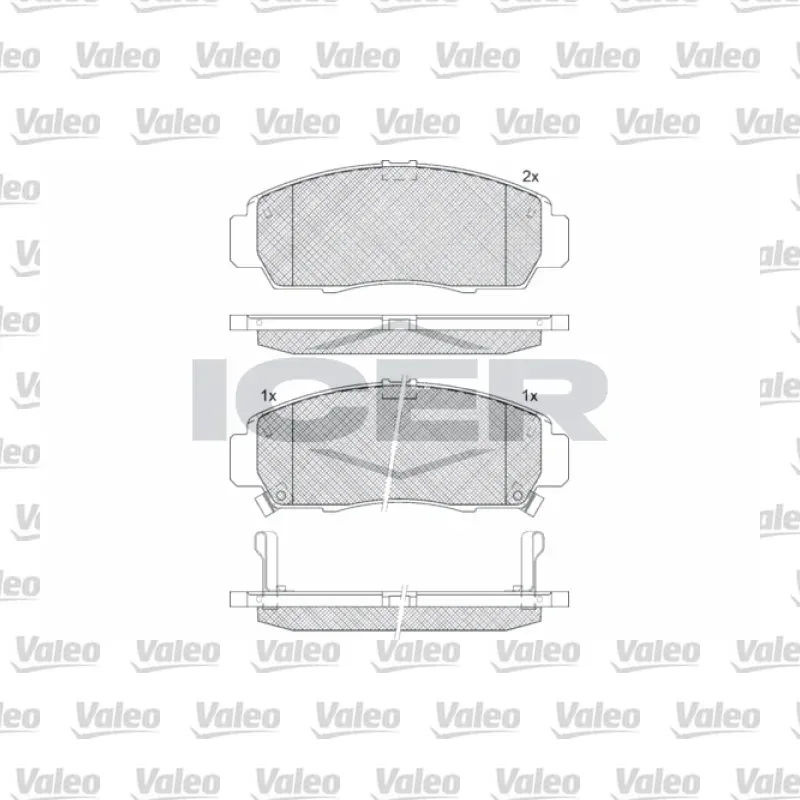 Honda Accord 2.0 Turbo Ön Fren Balatası – VALEO 671226