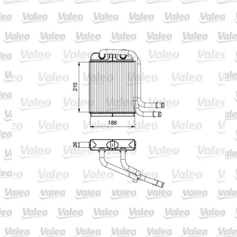 Kalorifer Radyatörü VALEO 811524 – Volkswagen Transporter