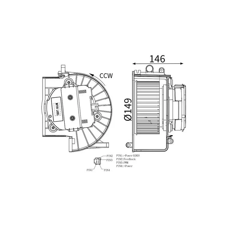 Kalorifer Motoru MAHLE AB 440 000S – Mercedes-Benz ACTROS