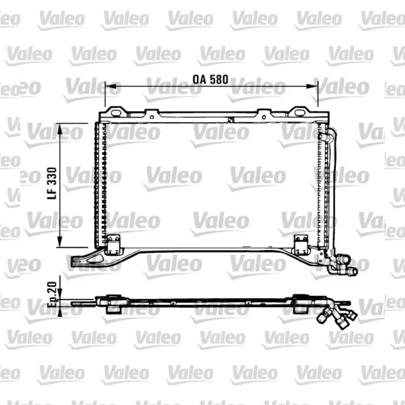 Klima Radyatörü VALEO 816949 – Mercedes-Benz E 200 / E 220