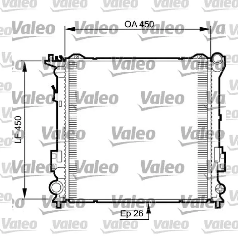Su Radyatörü VALEO 735504 – Hyundai / Kia