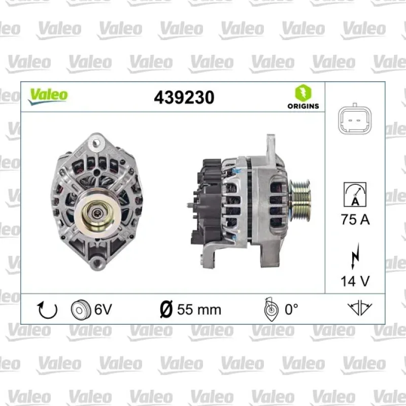Alternatör VALEO 439230 – Renault Clio