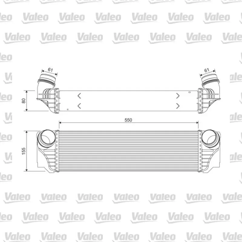 Turbo Radyatörü VALEO 818367 – BMW 525d