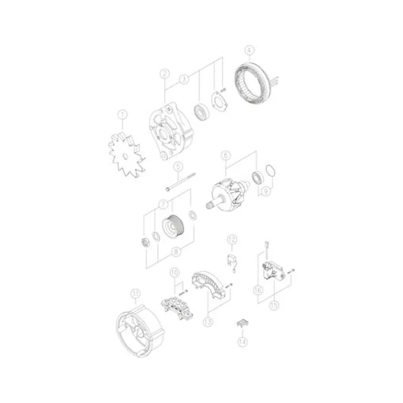 Alternatör MAHLE MG 433 – Scania G / R