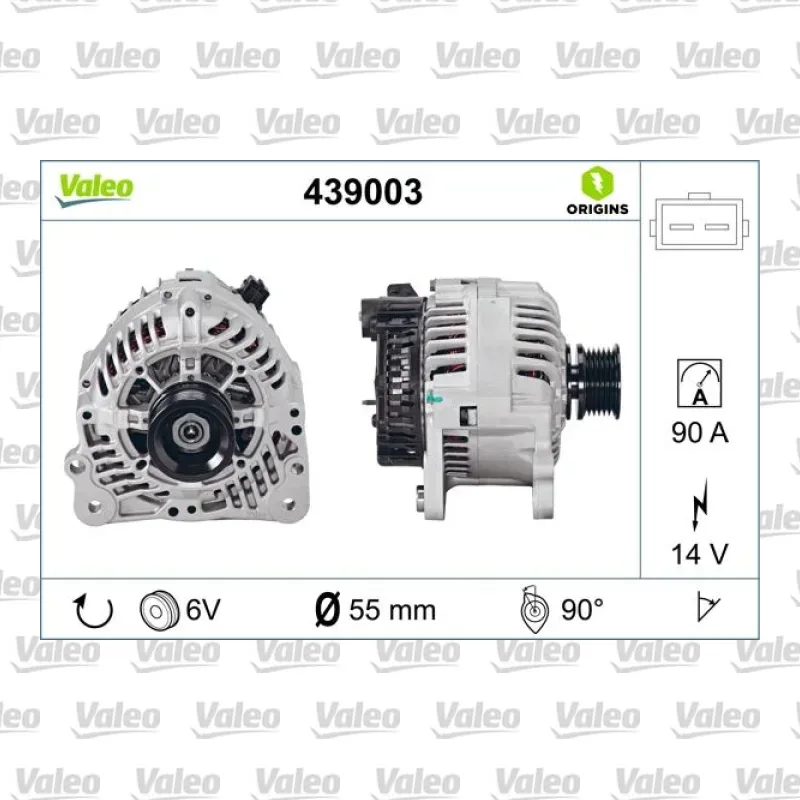 Alternatör VALEO 439003
