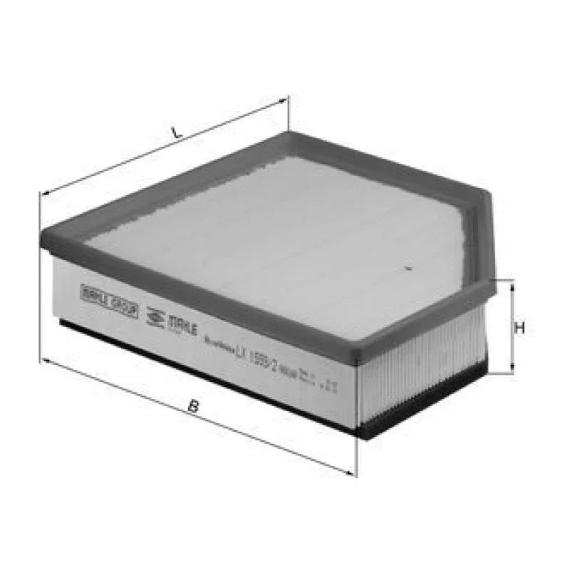 Hava Filtresi MAHLE LX 1593/2 – VOLVO S60 / V60 / V70