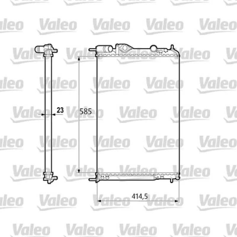 Su Radyatörü VALEO 232316 – Audi A4