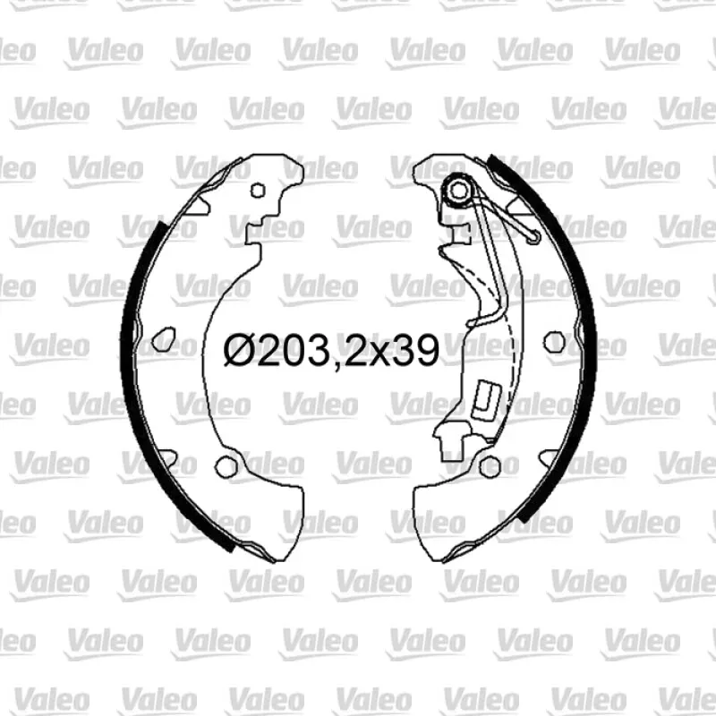 Fren Pabuçlu Balata Arka VALEO 564250