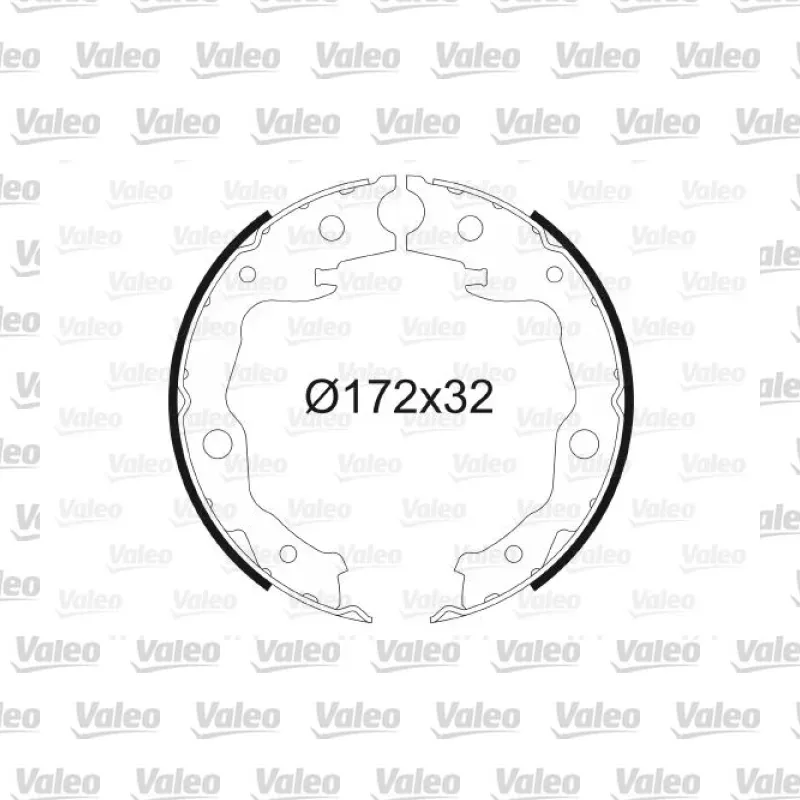 Fren Pabuçlu Balata Arka VALEO 564168 – Renault / Nissan