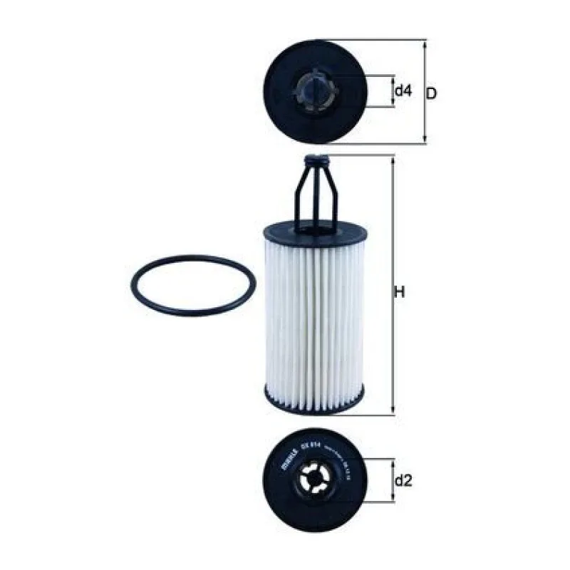 Yağ Filtresi MAHLE OX 814D – MERCEDES-BENZ CLS / ML / S