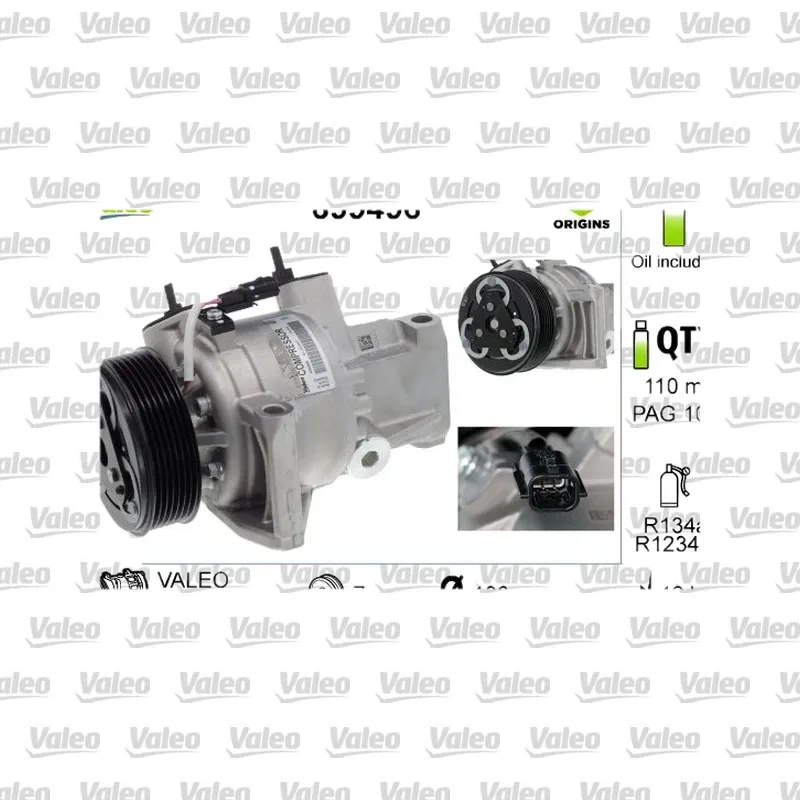 Klima Kompresörü VALEO 699496 – Dacia Logan