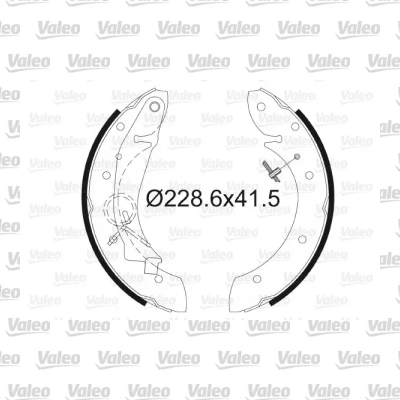 Fren Pabuçlu Balata Arka VALEO 562634 – Peugeot / Citroen