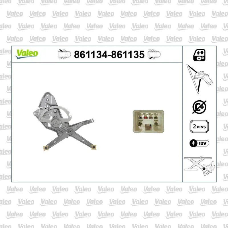 Cam Krikosu Arka Sol VALEO 861134 – Toyota RAV4 2.0 / 2.2 D