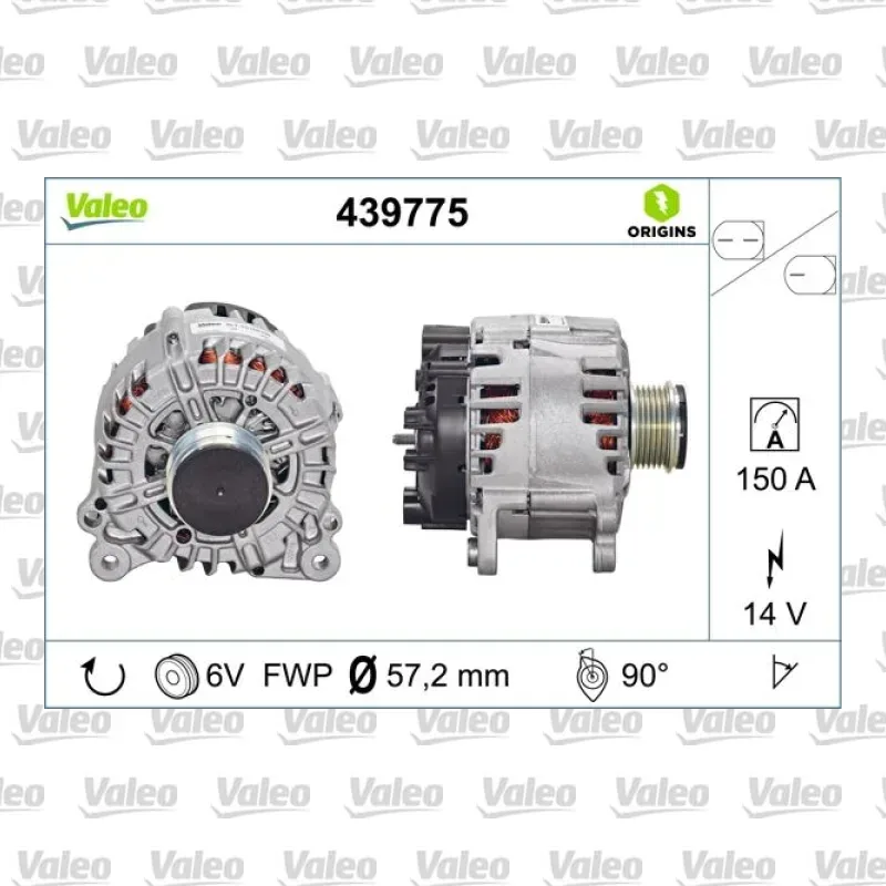 Alternatör VALEO 439775 – Audi A4