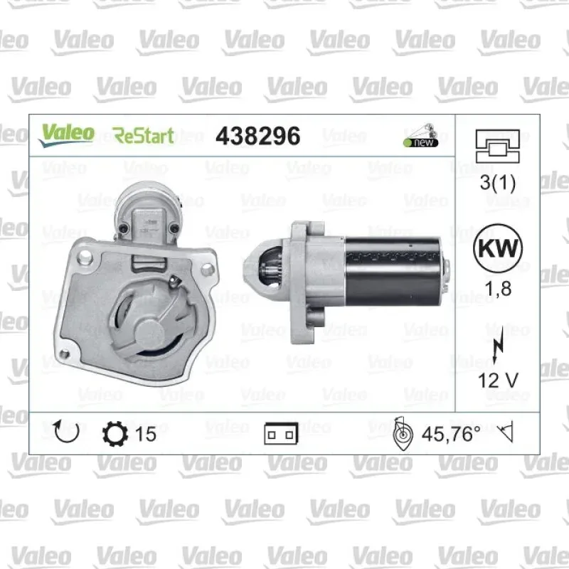 Marş Dinamosu VALEO 438296