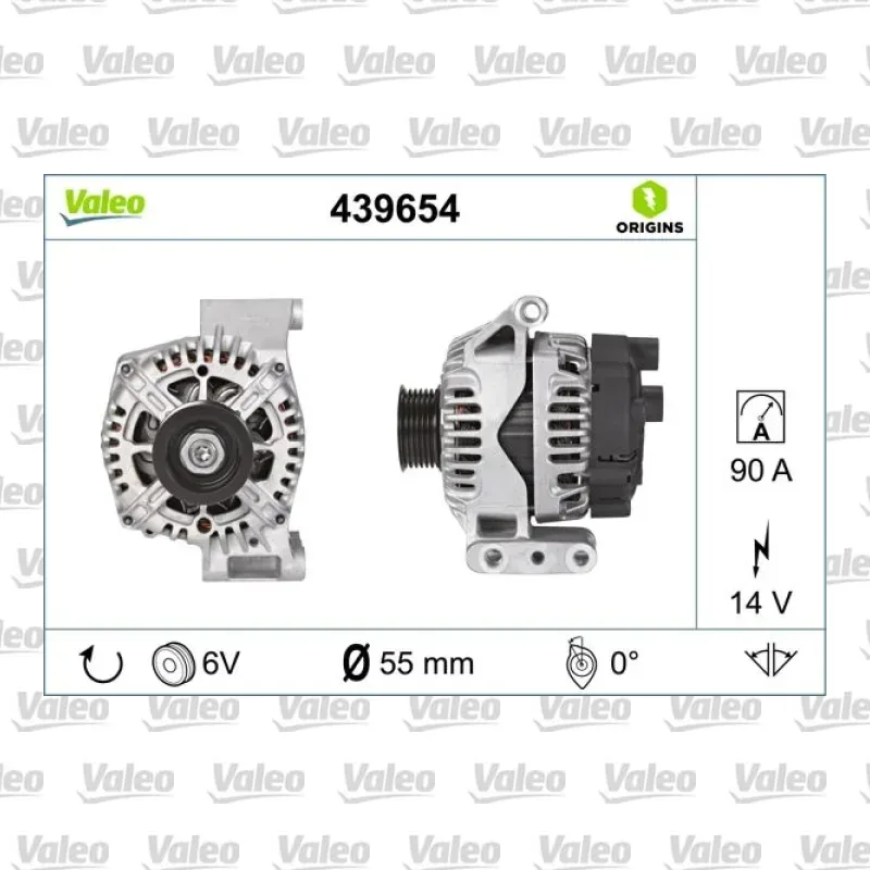 Alternatör VALEO 439654 – Fiat Punto