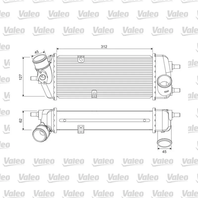 Turbo Radyatörü VALEO 818383 – Hyundai / Kia