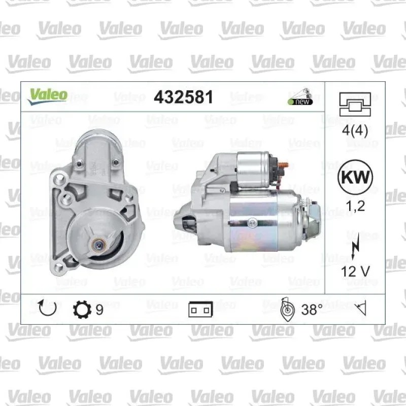 Marş Dinamosu VALEO 432581 – Renault / Dacia