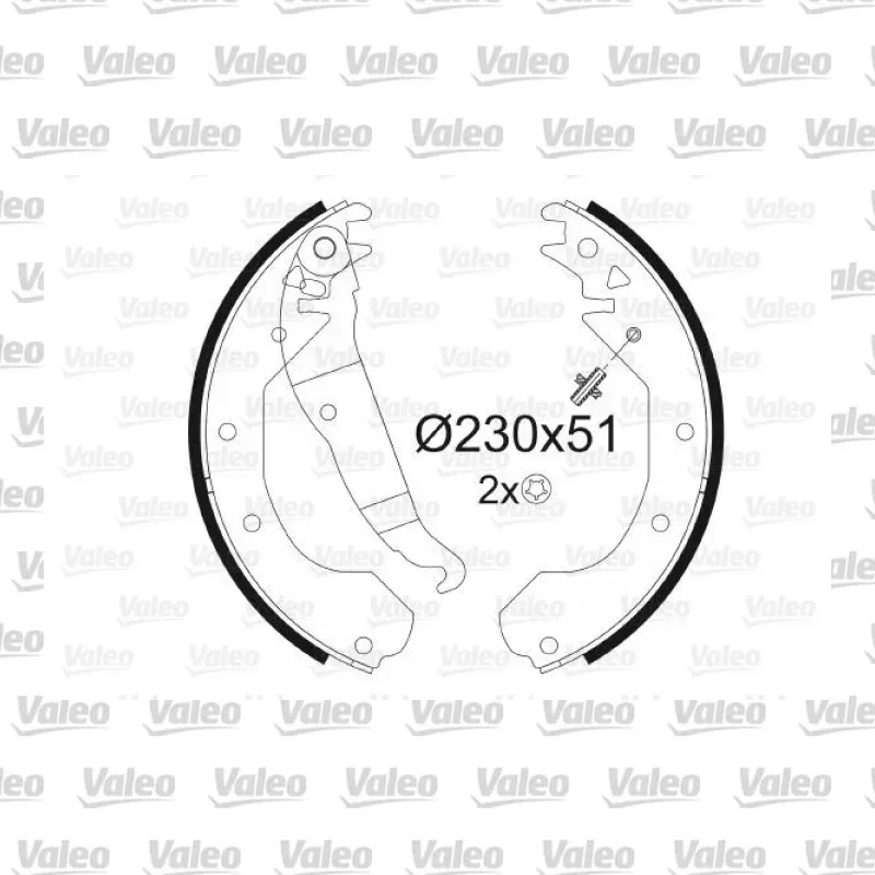 Fren Pabuçlu Balata Arka VALEO 562058 – Opel Combo