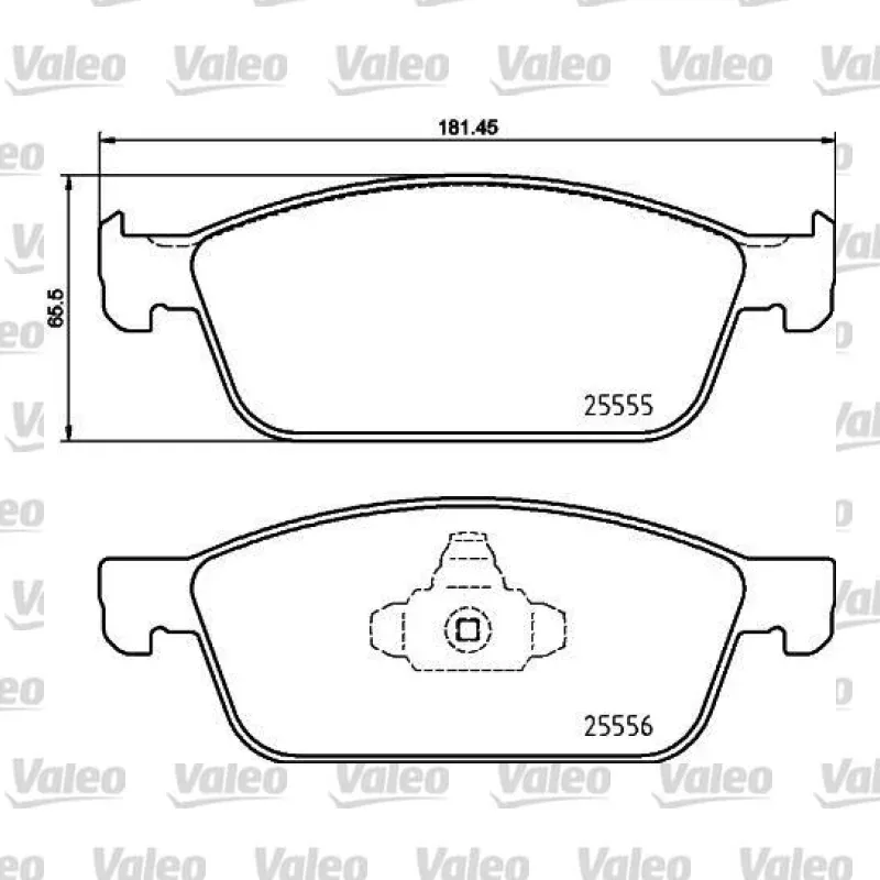 Fren Disk Balata Ön VALEO 670373 – Ford Focus