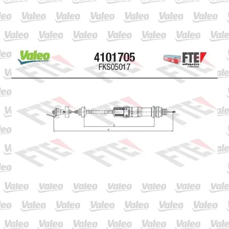 Debriyaj Teli VALEO 4101705 – Peugeot / Citroen