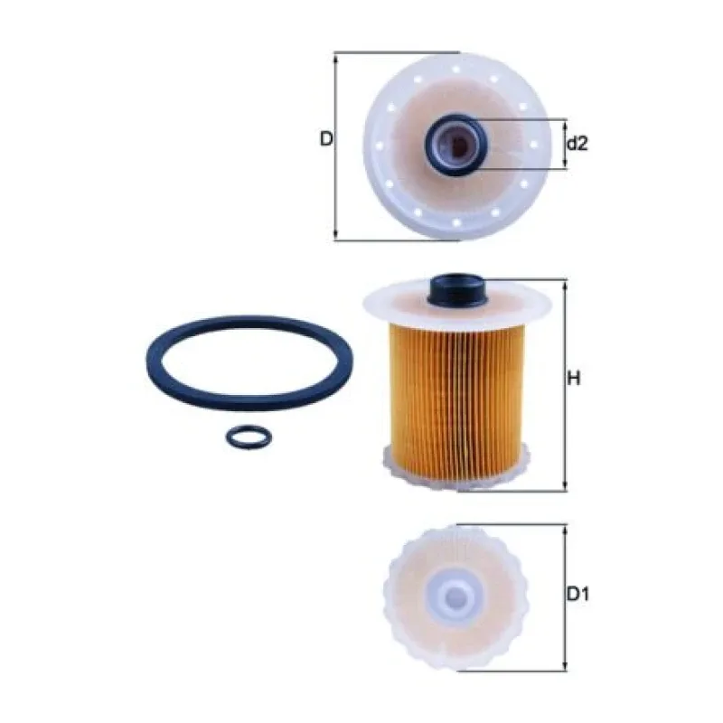 Yakıt Filtresi MAHLE KX 81D – RENAULT CLIO / KANGOO / LAGUNA