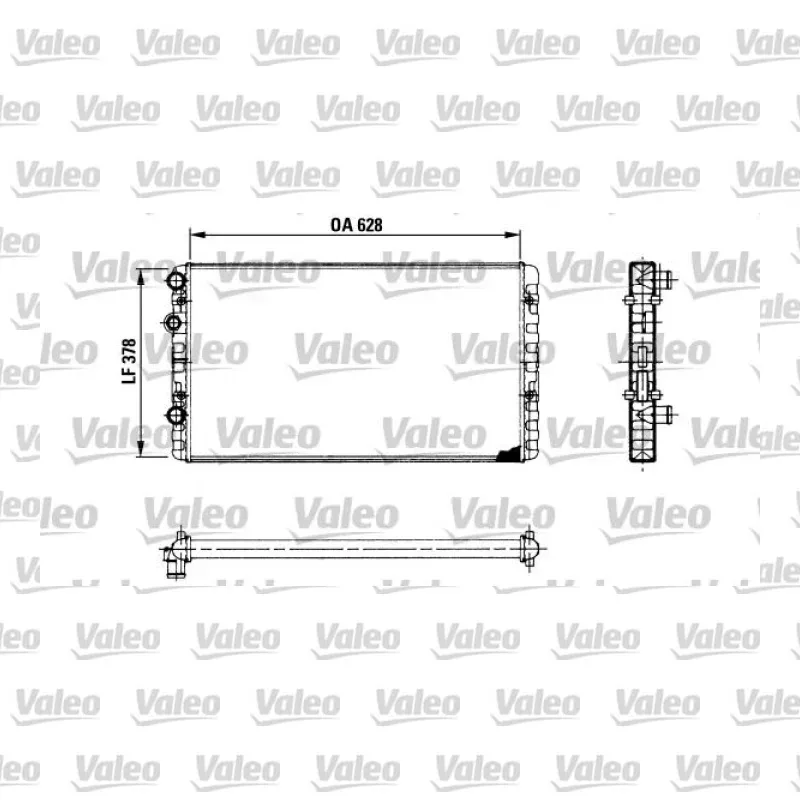 Su Radyatörü VALEO 730955 – Volkswagen / Seat
