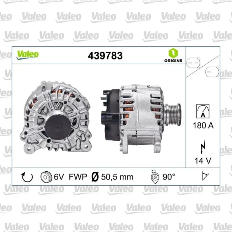 Alternatör VALEO 439783