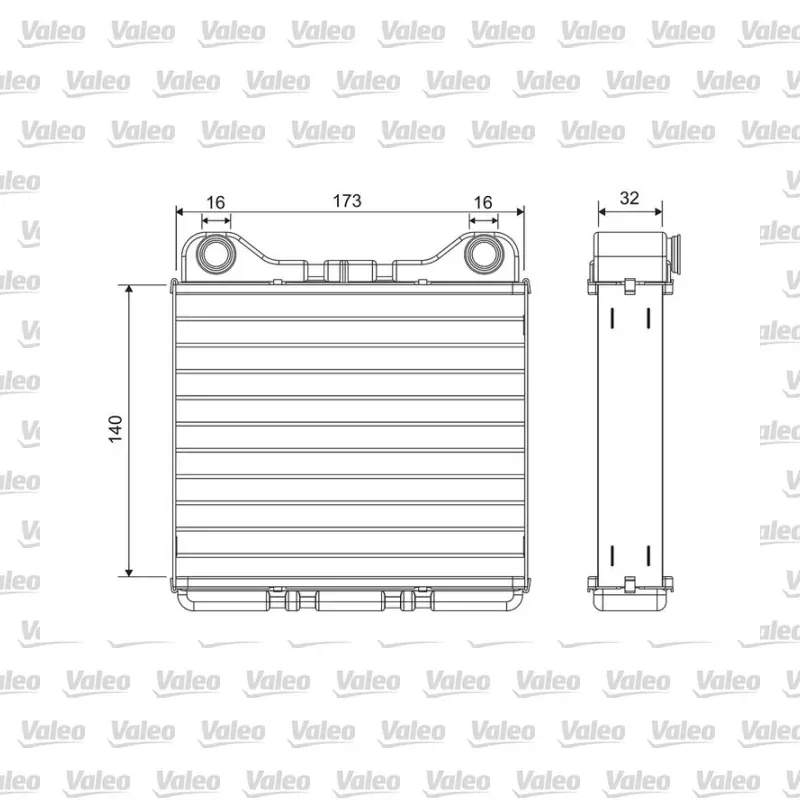 Kalorifer Radyatörü VALEO 811574 – Audi A8