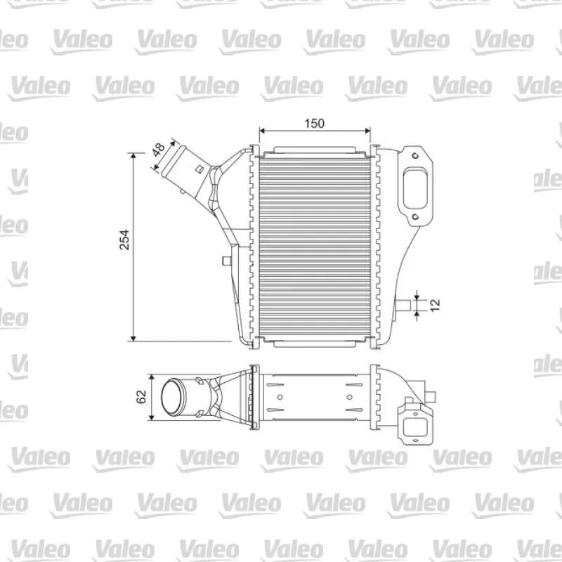 Turbo Radyatörü VALEO 822902 – Honda CR-V 1.6 i-DTEC / 2.2 i-DTEC
