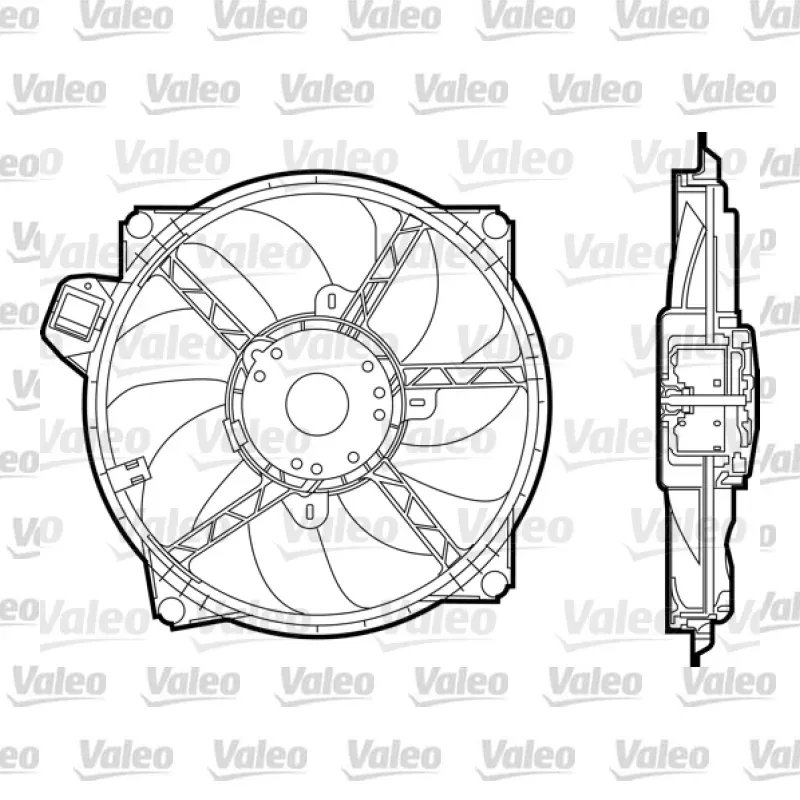 Radyatör Fan ve Motoru VALEO 696376 – Renault Megane