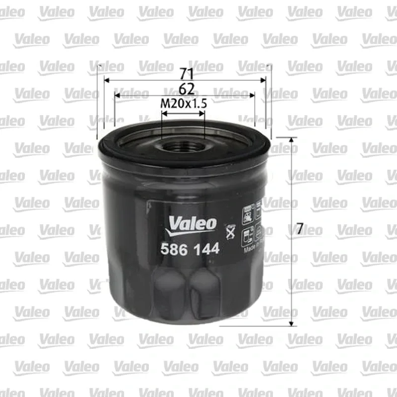 Yağ Filtresi VALEO 586144
