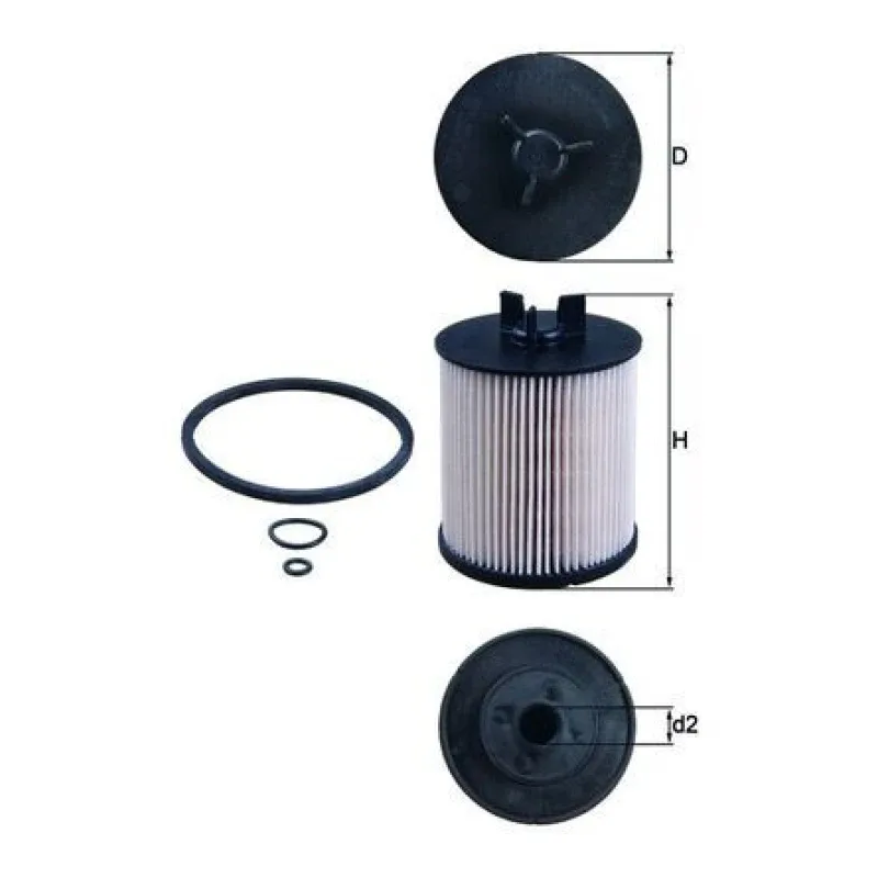 Yakıt Filtresi MAHLE KX 86/1D – AUDI A2