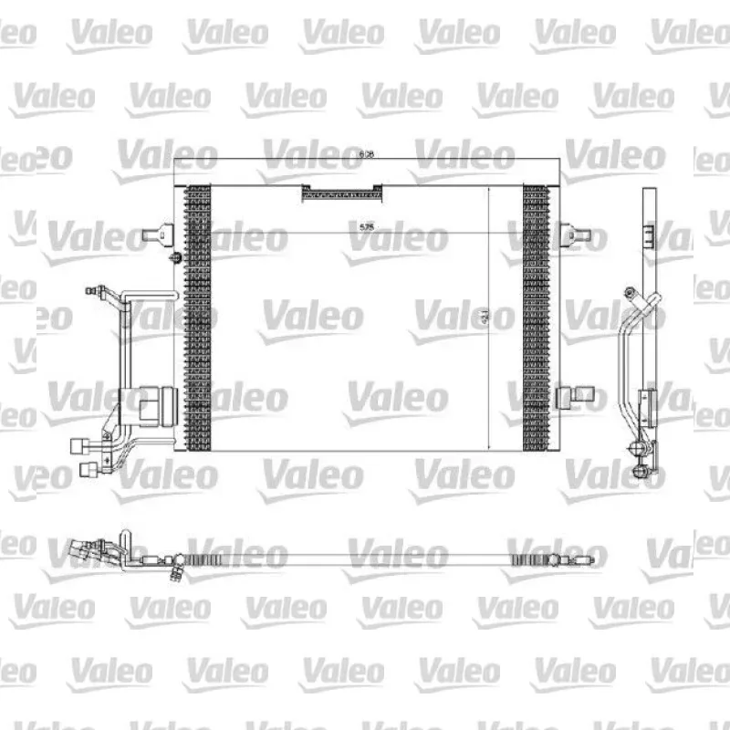 Klima Radyatörü VALEO 816967 – Volkswagen / Audi