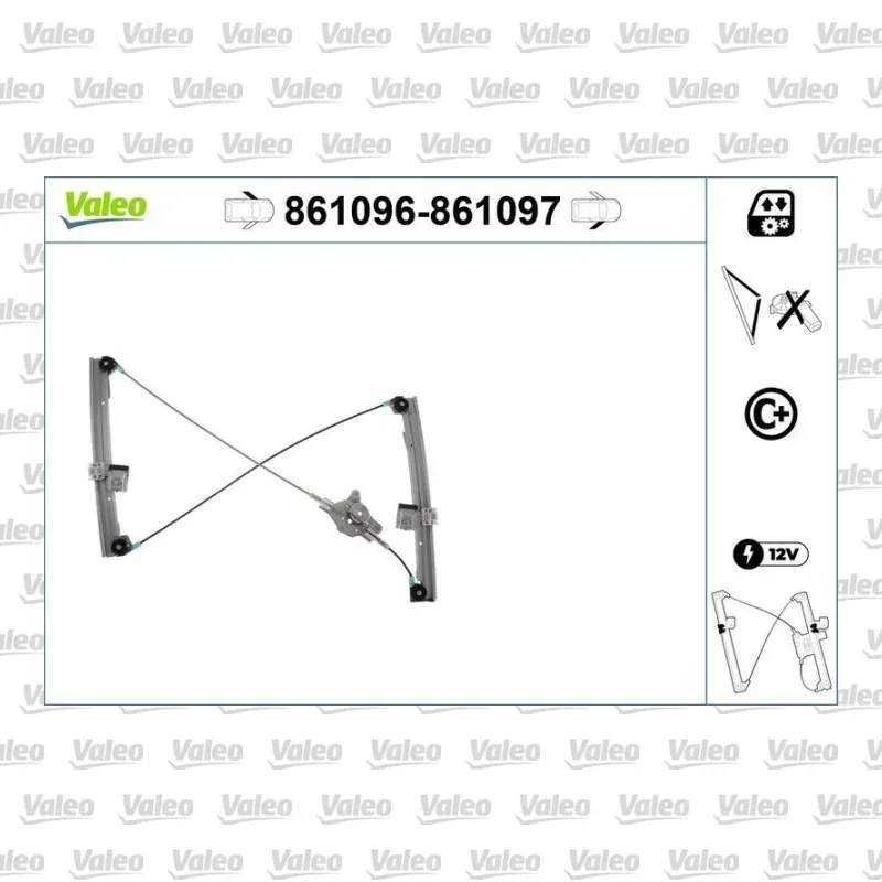 Cam Krikosu Ön Sağ VALEO 861097 – Seat Ibiza