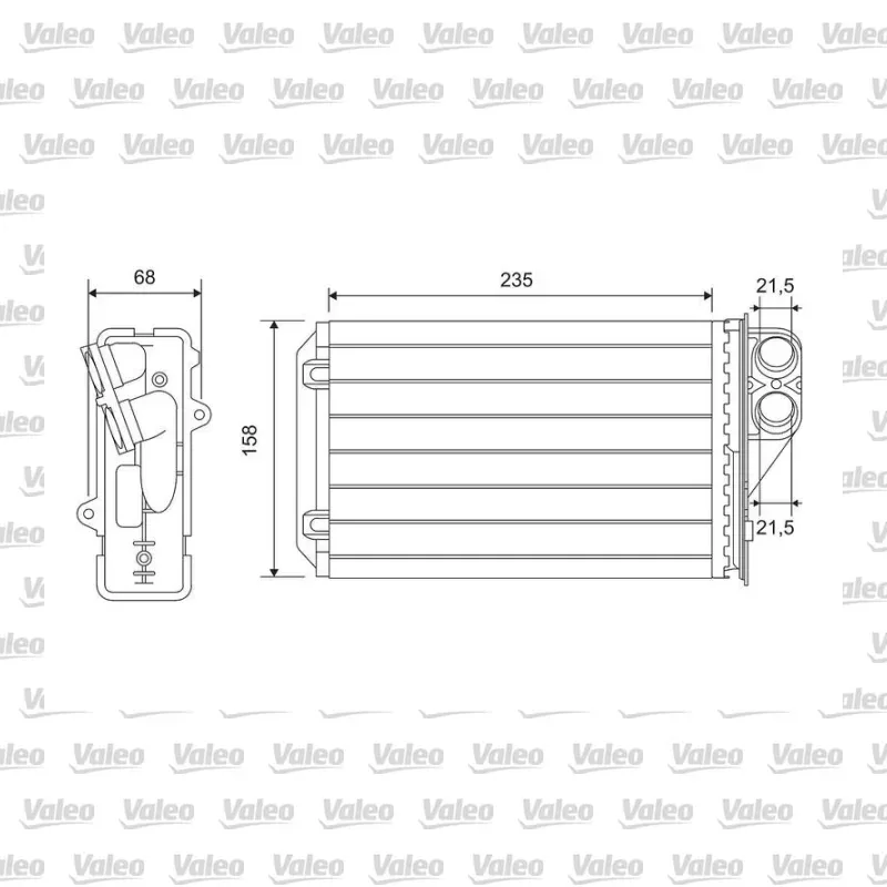 Kalorifer Radyatörü VALEO 812215 – Citroen C5