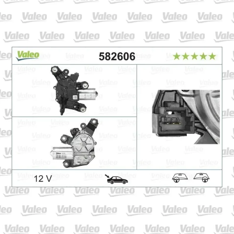 Silecek Mekanizma Motoru Arka VALEO 582606 – Dacia Duster