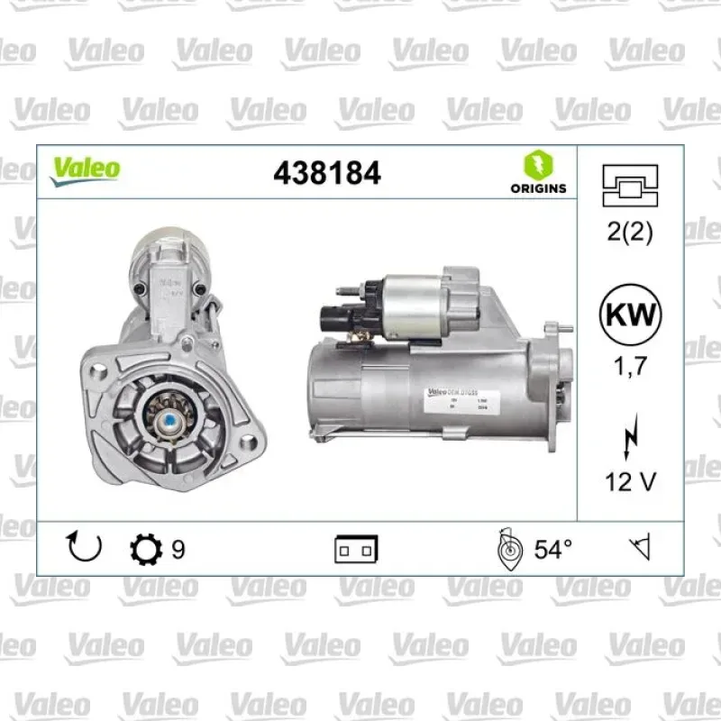 Marş Dinamosu VALEO 438184 – Volkswagen / Audi