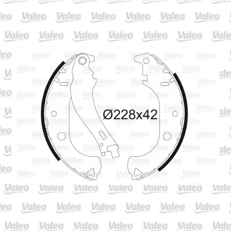 Fren Pabuçlu Balata Arka VALEO 562806 – Fiat Doblo