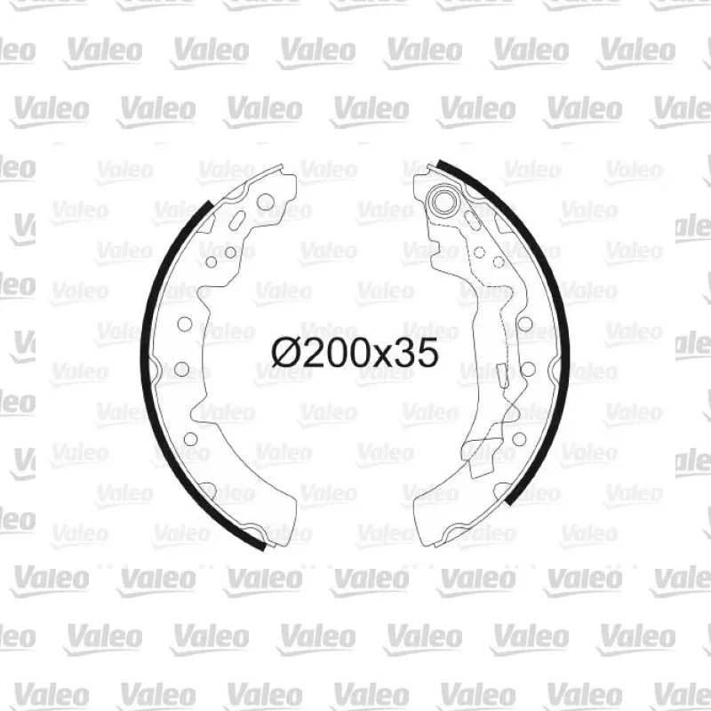 Fren Pabuçlu Balata Arka VALEO 564051 – Toyota Corolla