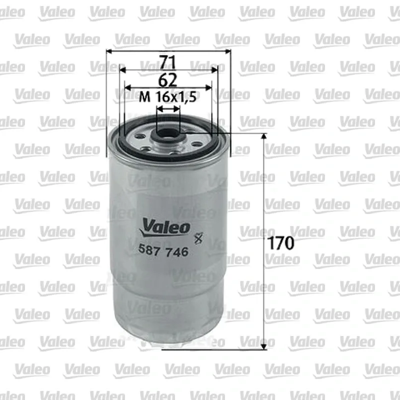 Alfa Romeo 156 1.9 JTD Mazot Filtresi – VALEO 587746
