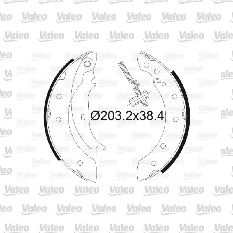 Fren Pabuçlu Balata Arka VALEO 562581