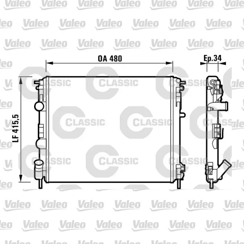 Su Radyatörü VALEO 232721 – BMW 320i